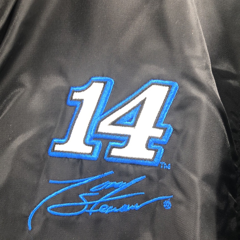 NASCAR Black Jacket #14 Tony Stewart Mobil 1 Sz L